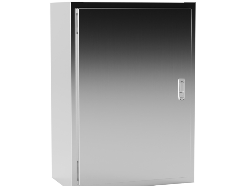 ステンレス製ボックス-壁に電気ボックスをマウントします