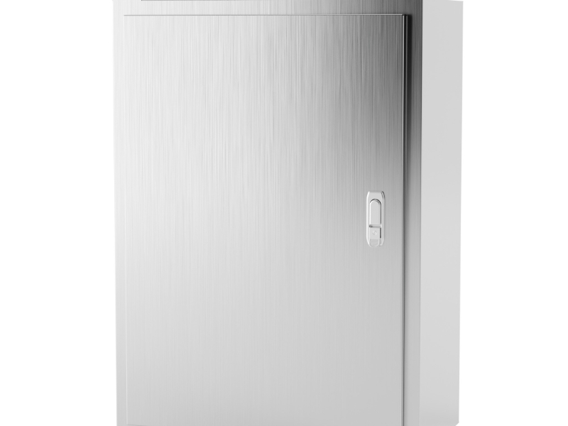ステンレス製ボックス-壁に電気ボックスをマウントします