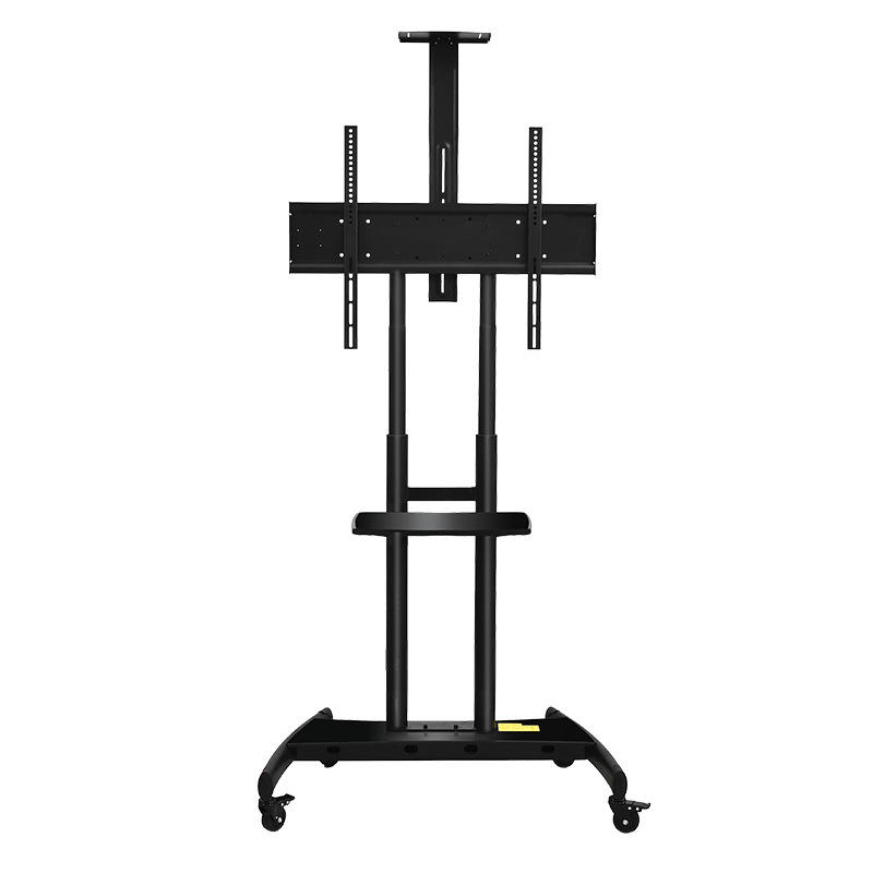 金属調整可能な取り外し可能なテレビは、車輪付きスタンド