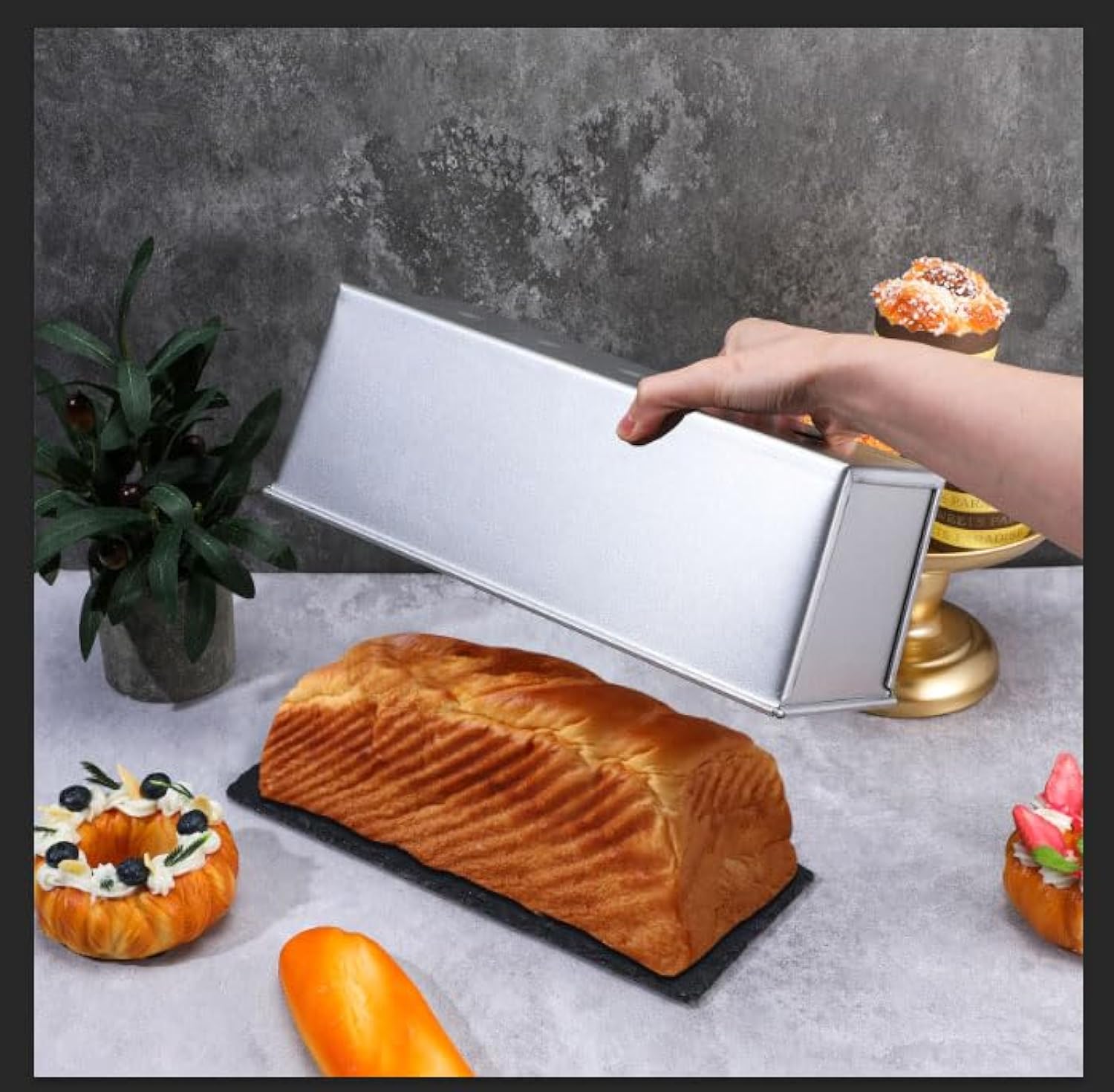 パン(パン)-ステンレス製のパン