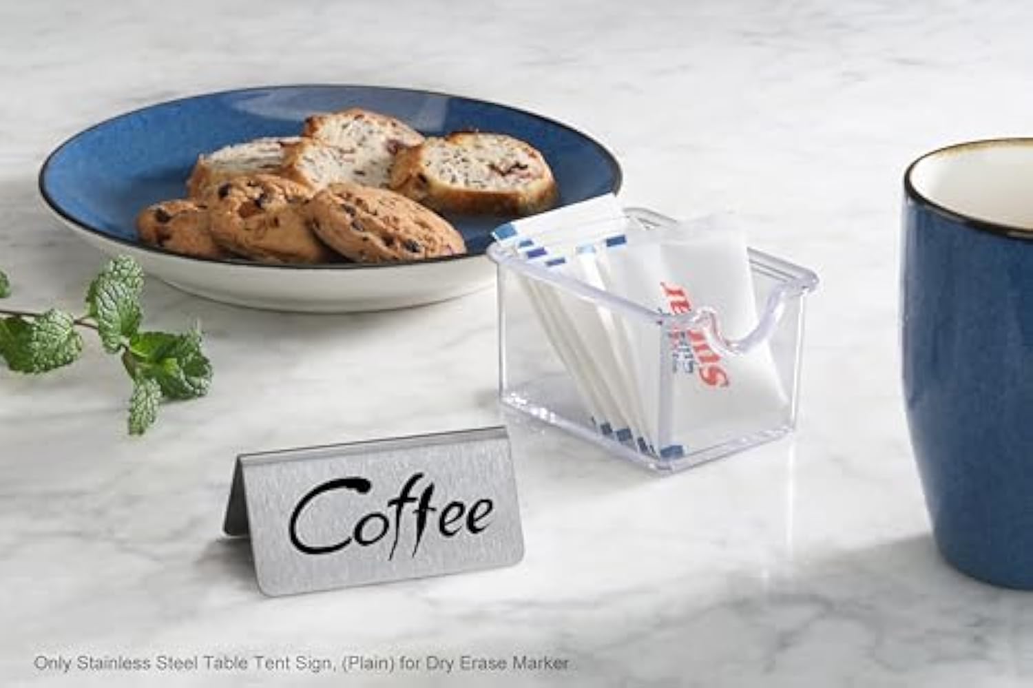 レストランのためのカスタムポータブルステンレス鋼の金属机のサイン