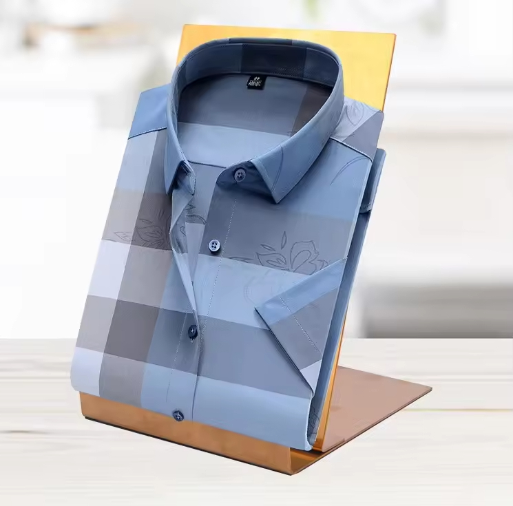 ステンレス製のビジネスシャツのディスプレイスタンド